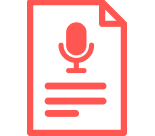 Ícone Transcrição